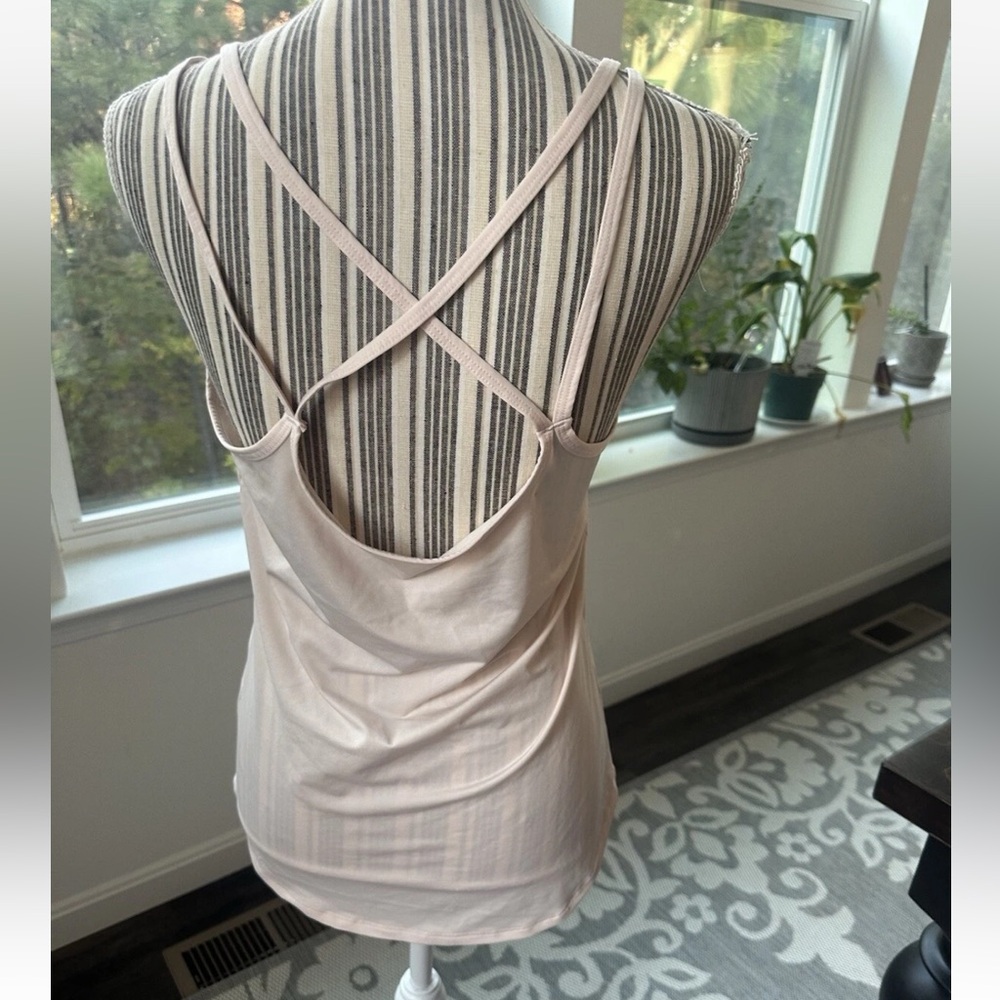 Bundle of Women’s Light Pink and Mint Crisscross Back Tank Top